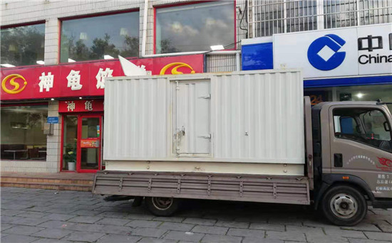 什玲镇出租发电机施工案例